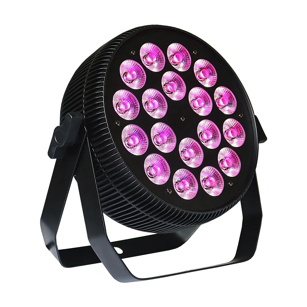 China Cheap Par Cans LED 18X15W RGBWA 5IN1 Indoor DMX Par Lighting Par 64 Wall Washer Decoration Par LED