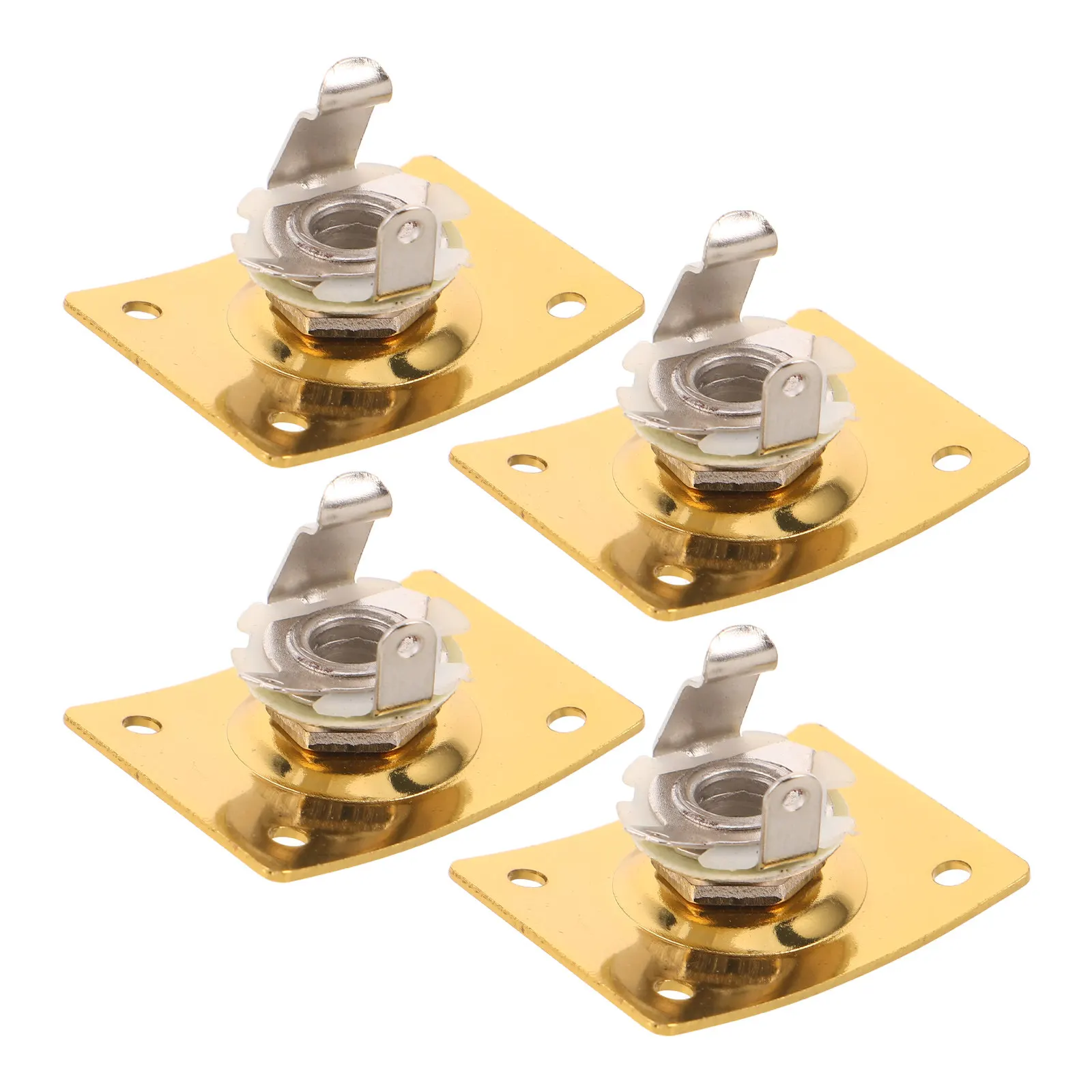 

Комплект из 4 металлических квадратных панелей для выходных разъемов электрогитары: минимальное сопротивление контакту, превосходное качество звука, ремонт и модернизация