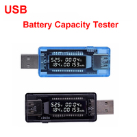 USB Tester Current Voltage Charger Capacity Tester Volt Current Voltage Meter Time Display Mobile Power Detector Battery Test