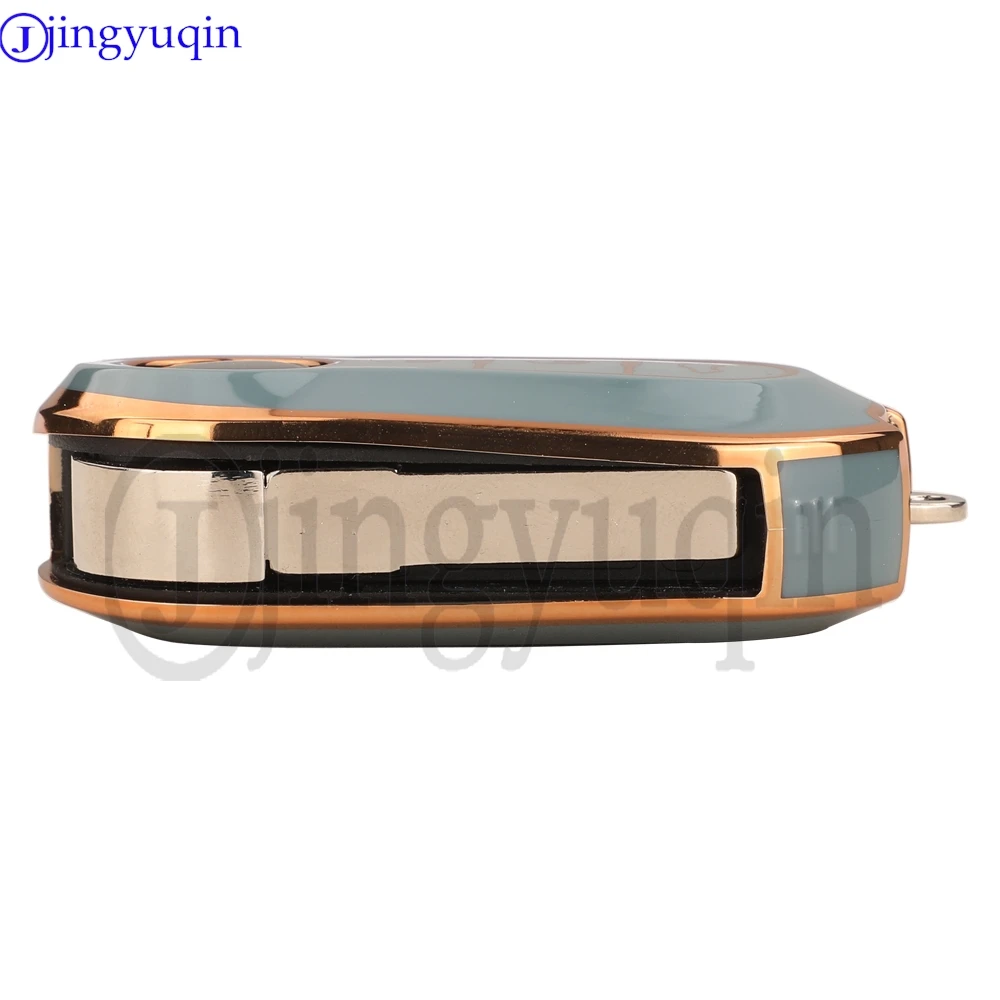 jingyuqin NEW TPU Car Key Case Cover For Fiat 500 Ducato Panda 500L Punto Lancia Musa Citroen Jumper Peugeot Boxer Auto
