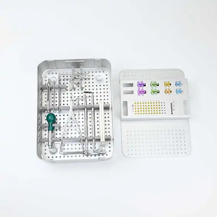 Factory Wholesale Orthopedic Vet Surgery for Veterinary Orthodontic Surgical  TTA Implants Cage instrument set