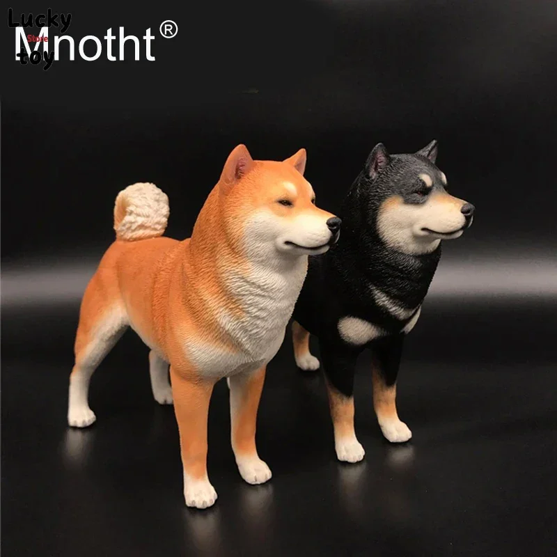 

Mnotht 1/6 Scale Akita dog Model Toys Resin Simulation Shiba Dog Model Toys Animal Land For 12in Action Figure Toys Collections