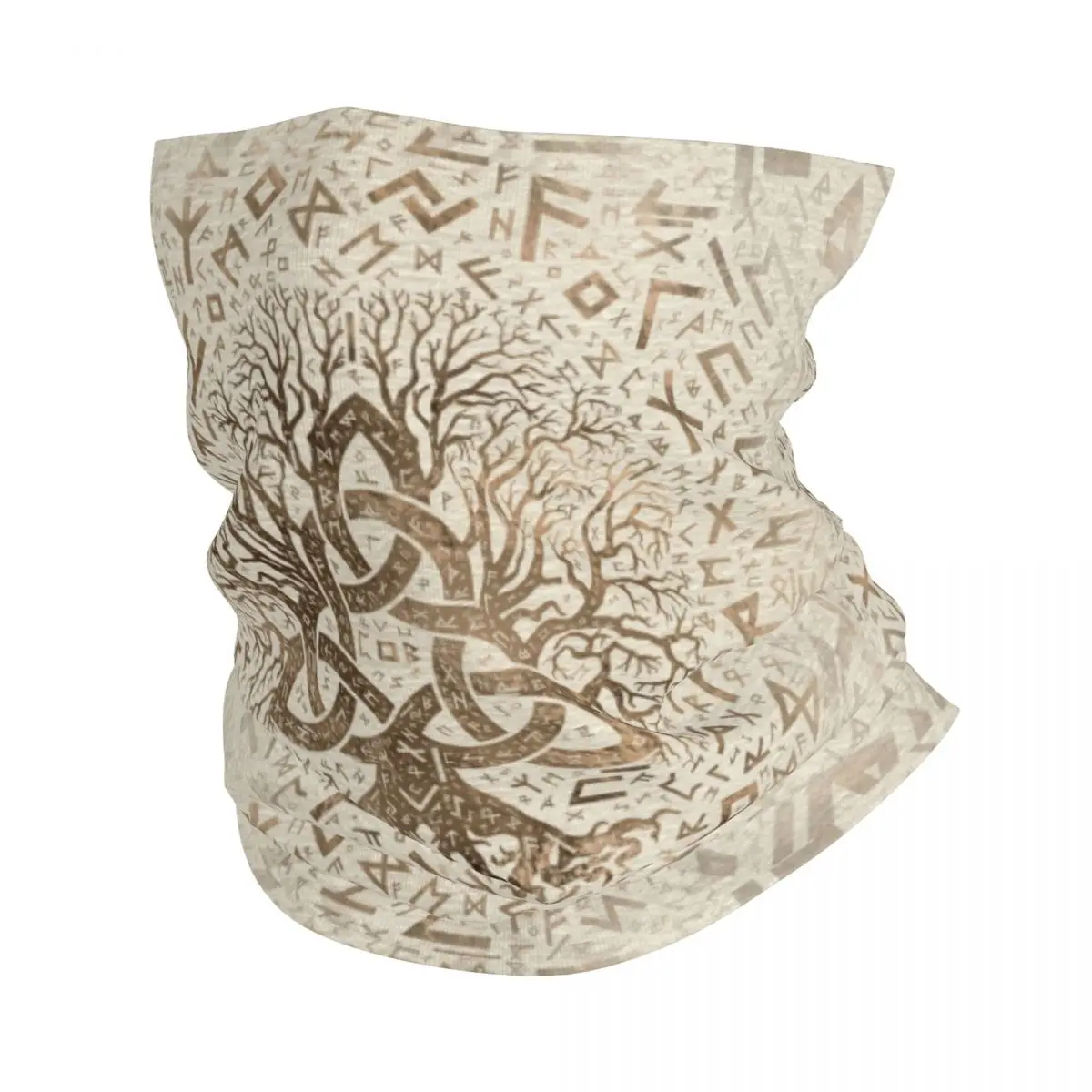 Tree Of Life With Triquetra Bandana Neck Gaiter Windproof Face Scarf Cover Viking Norse Yggdrasil Headwear Tube Balaclava