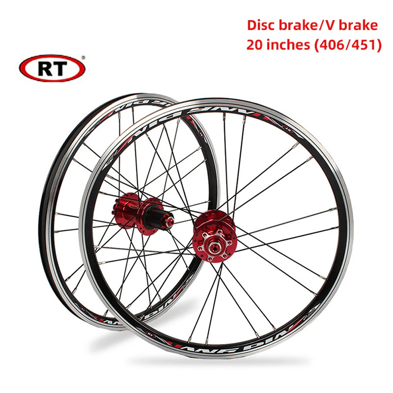 RT A100 406 自転車ホイールセット 20 インチ折りたたみ自転車 BMX 7/8