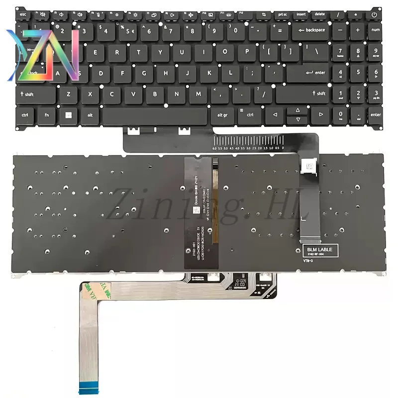 For Acer ANV15-A31, ANV15-41, ANV15-51 and AV15-53P notebook keyboards