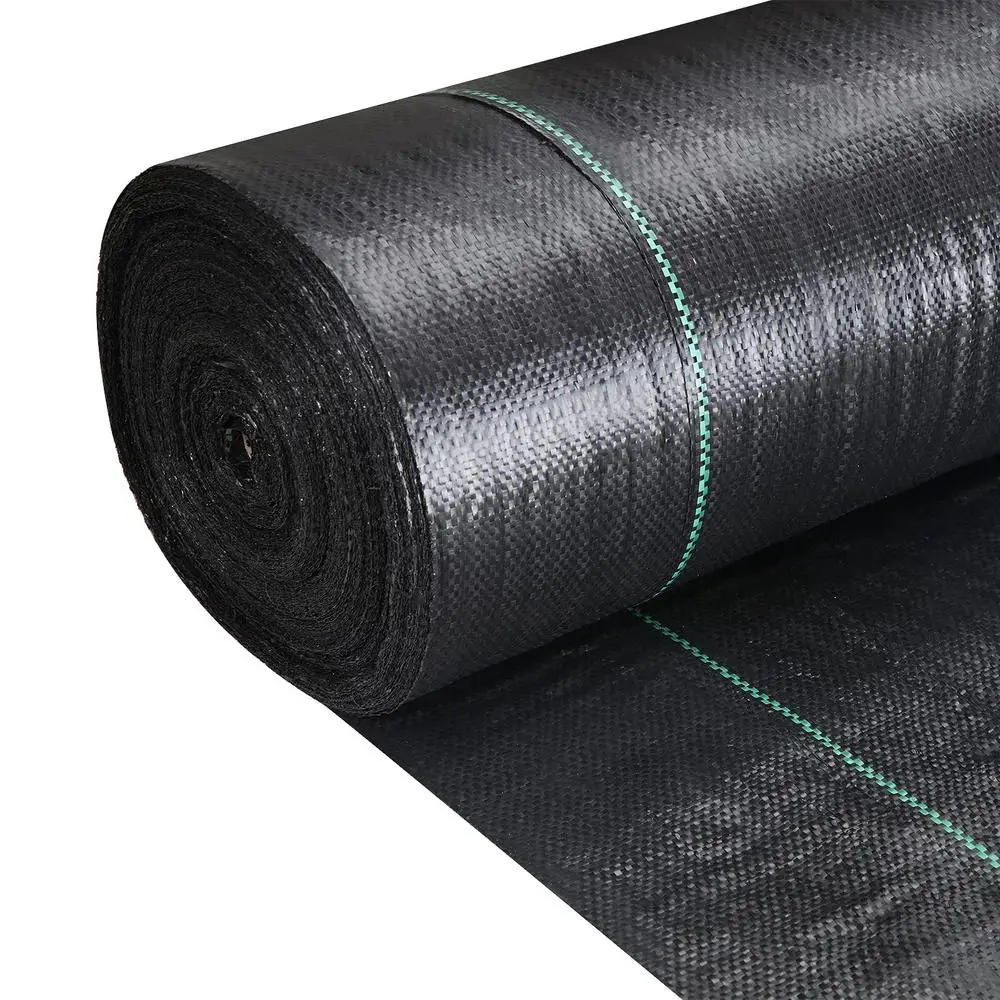 Opritstof 6x300 ft Zwaar uitgevoerd Weglandschap Commerciële Erosiecontrole Franse afvoer Geotextile stof 2,4 OZ Materiaal