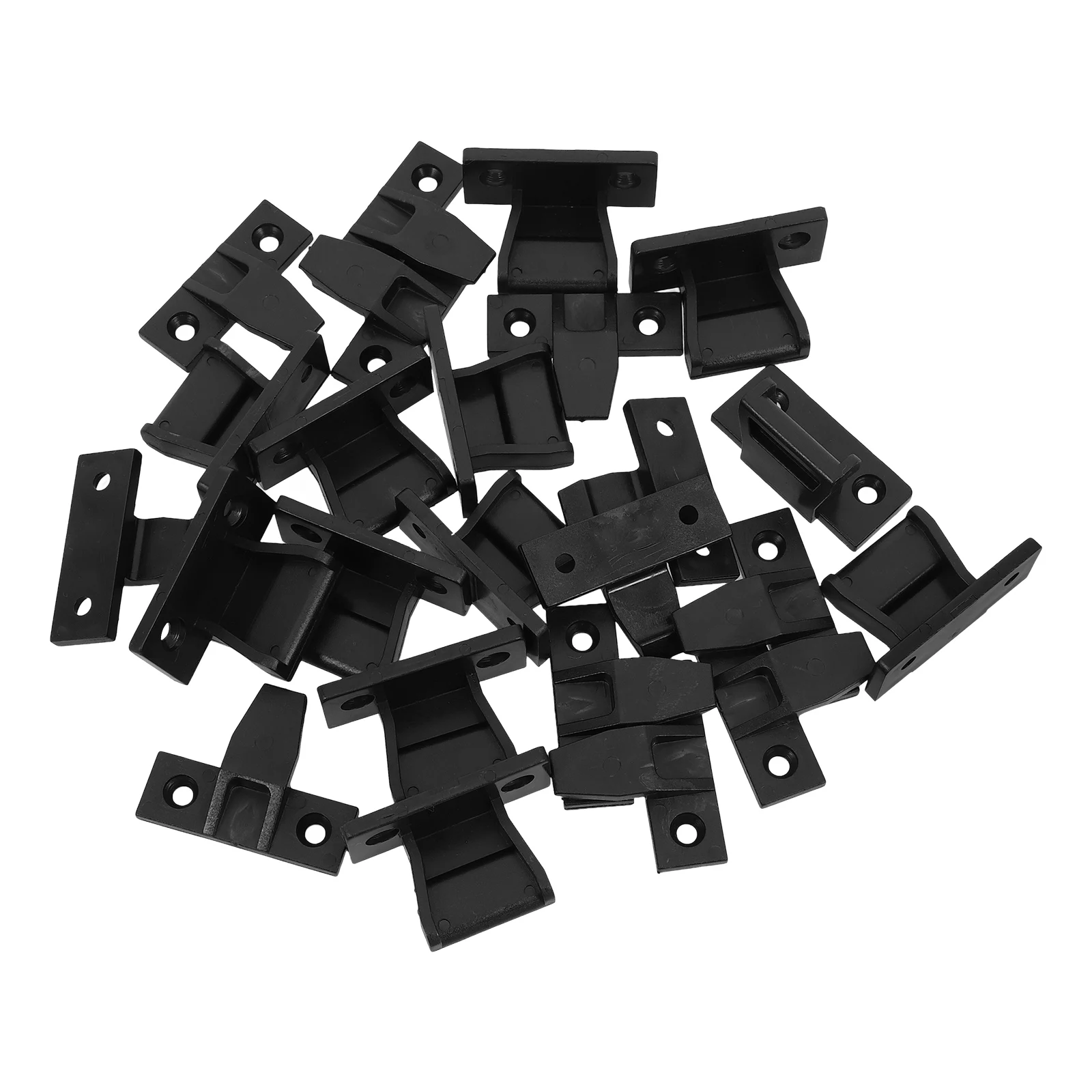 

12 Set Snap Connector Drawer Cabinet Clip for Installation Hardware Easy and Fast Front Panel Plastic Bracket Elbow Latch