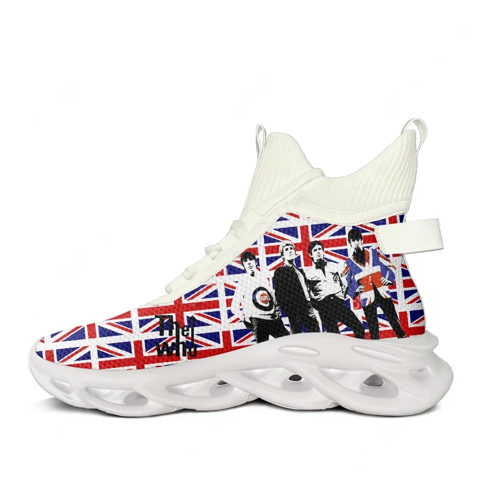 

Кроссовки The Who High Top Flats для мужчин, женщин и подростков, высококачественная персонализированная модная повседневная обувь, обувь на заказ