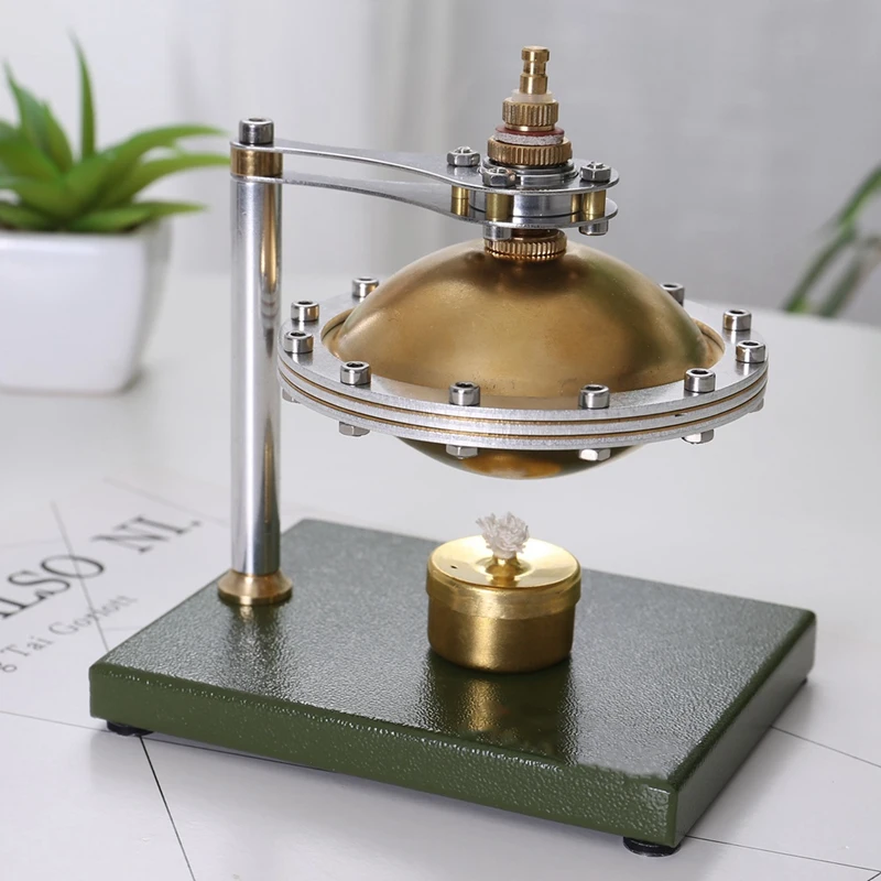 Hot Air Stirling Engine Motor Model DIY Unassembled Steam Flying Saucer Metal Physics Science Experiment Birthday Gift