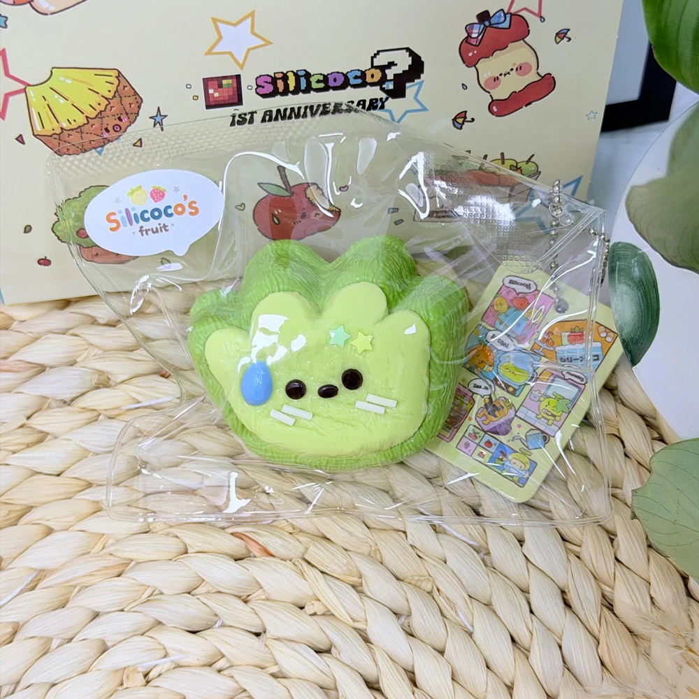 Silicoco Fruit Series Speechless Little Grass Stress Relief Soft Silicone Toy Slow Rebound Soft Squishy Squeeze #Nulala100030