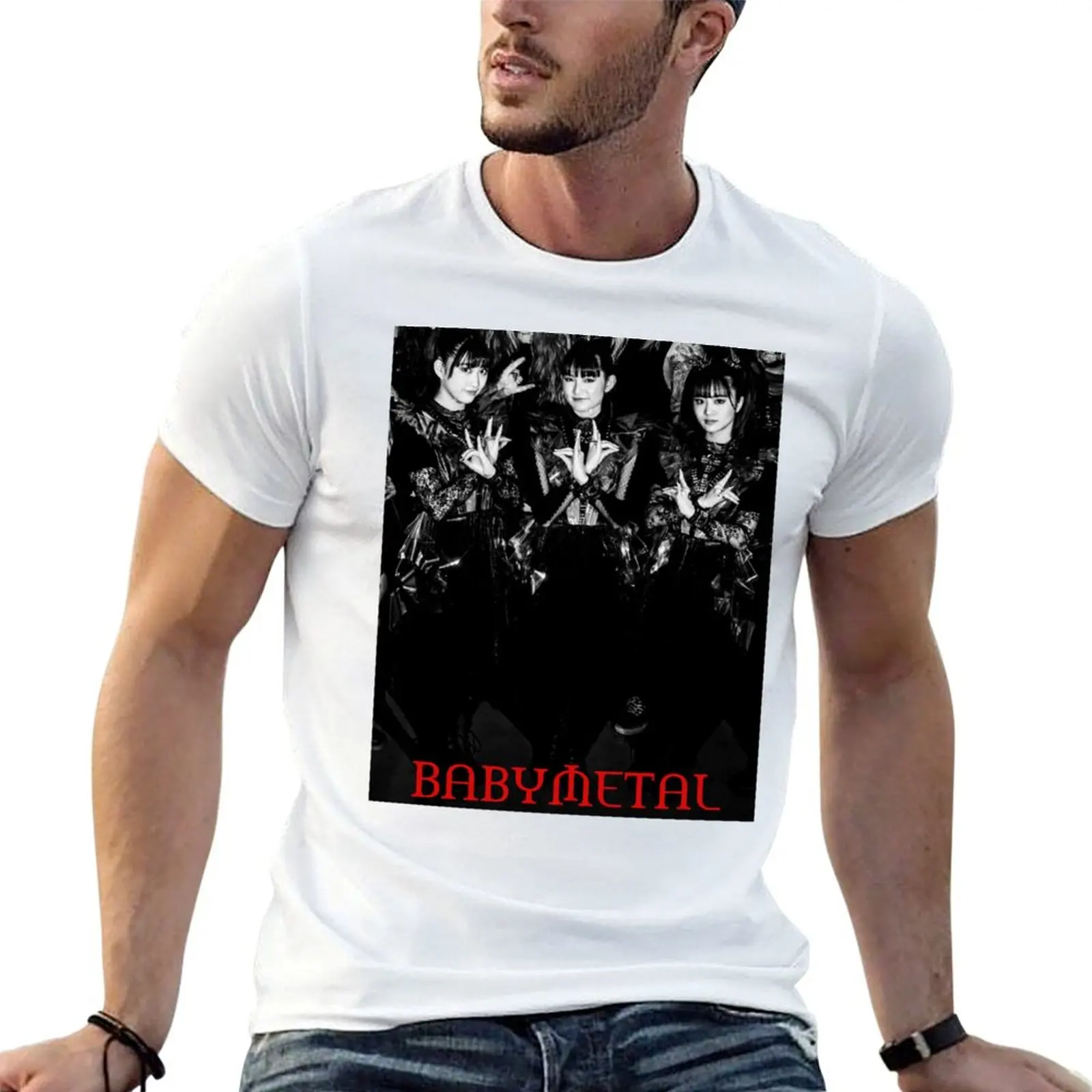 

Babymetal Kawaiimetal T-Shirt man graphic t shirt t shirts for man cotton funny T-Shirt