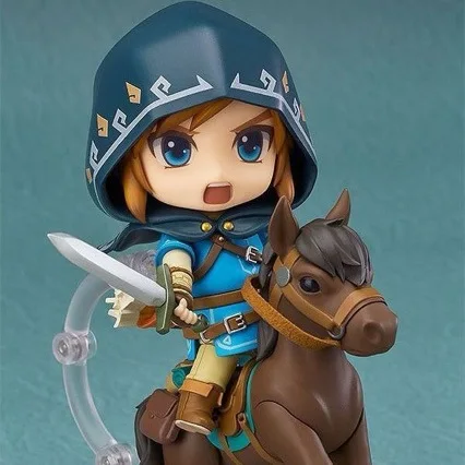 

Deluxe Edition Link Q Version Clay Man Action Figure - the Legend of Zelda Breath of the Wilderness Game Collectible Toy