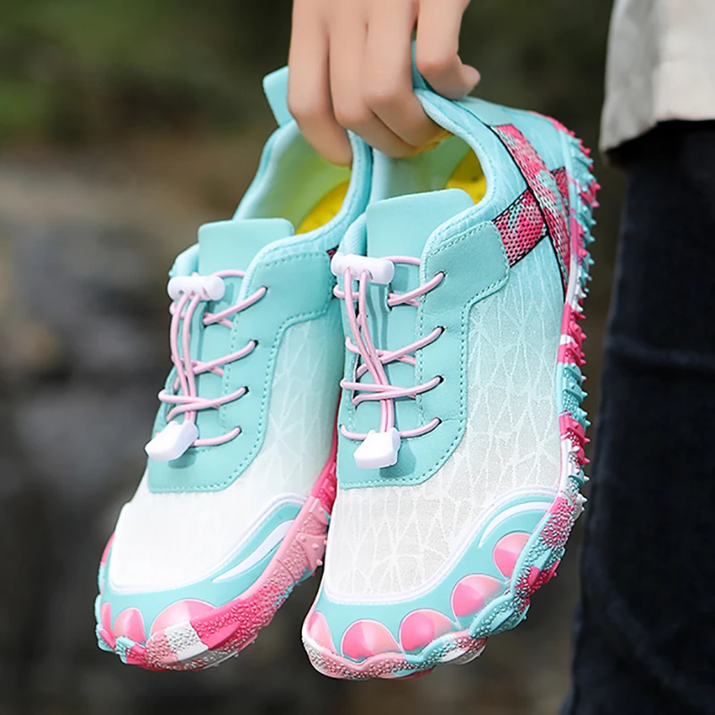 أحذية شاطئ للرجال والنساء حافي القدمين سريعة الجفاف للمشي لمسافات طويلة في الهواء الطلق أحذية رياضية للخوض واليوجا واللياقة البدنية أحذية السباحة وركوب الأمواج #4