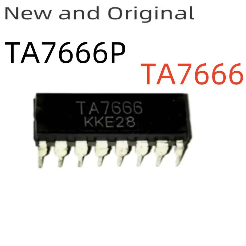 New and Original TA7666 TA7666P 5 STEP LOGARITHMIC DUAL LED DRIVER
