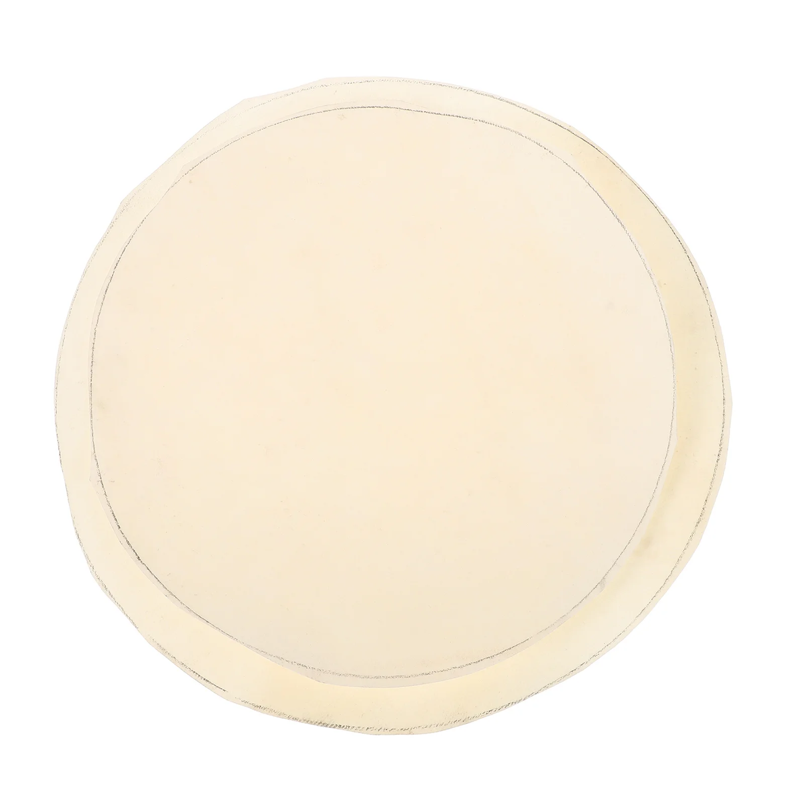 

2pcs Goat Skin Drum Head Round Replacement For African Hand Drums Wear-Resistant Drum Skin Percussion Parts Musical Instrument