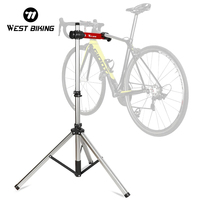 WEST BIKING Bike Repair Stand Portable Aluminum Alloy Foldable MTB Road Repair Workstand Adjustable Bicycle Maintenance Tools