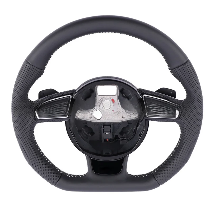 For Audi the modification of old  A4L, A6L, Q5, Q7, A3, Q3, A7 models to a new sporty flat-bottom steering wheel