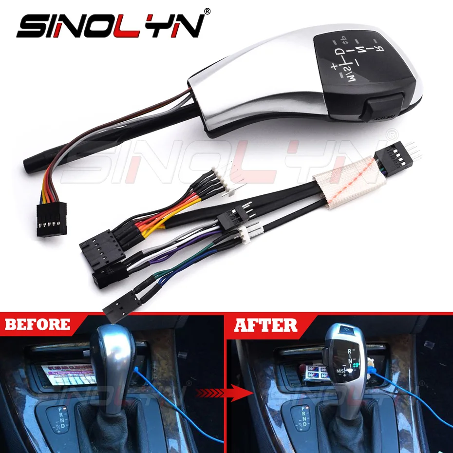 LEDギアシフトノブ,bmw e46 e39 e60 e90 e61 e53 e92 e38 e84 e81 e87 e93 e83 e89 x1 x3 x5,レバー,自動アクセサリー