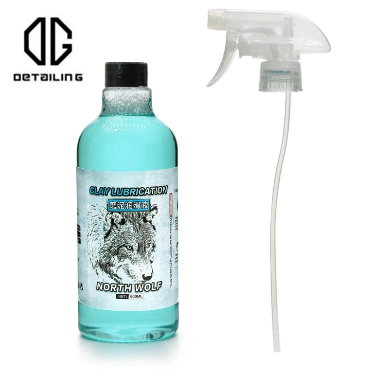 DETAILING 500ml Car Lubricant Rubber Car Wash Lubricant Car Care Clay Lube Auto Cleaning For Car Paint Wheel Hub Glass