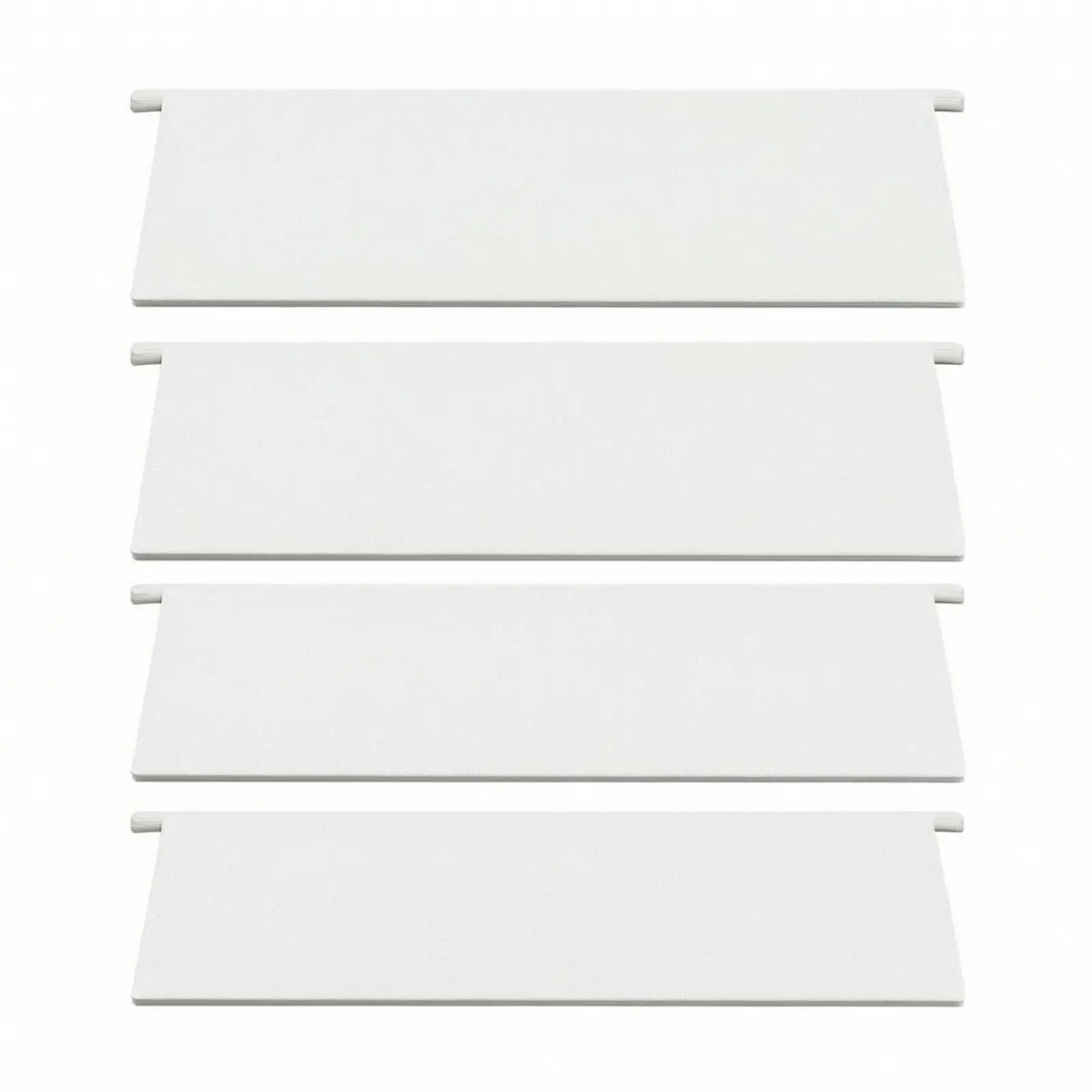 Self Closing Wall Vent Louver ABS Plastic Dryer Exhaust Outlet Cover with Horizontal Blades for Home Ventilation System