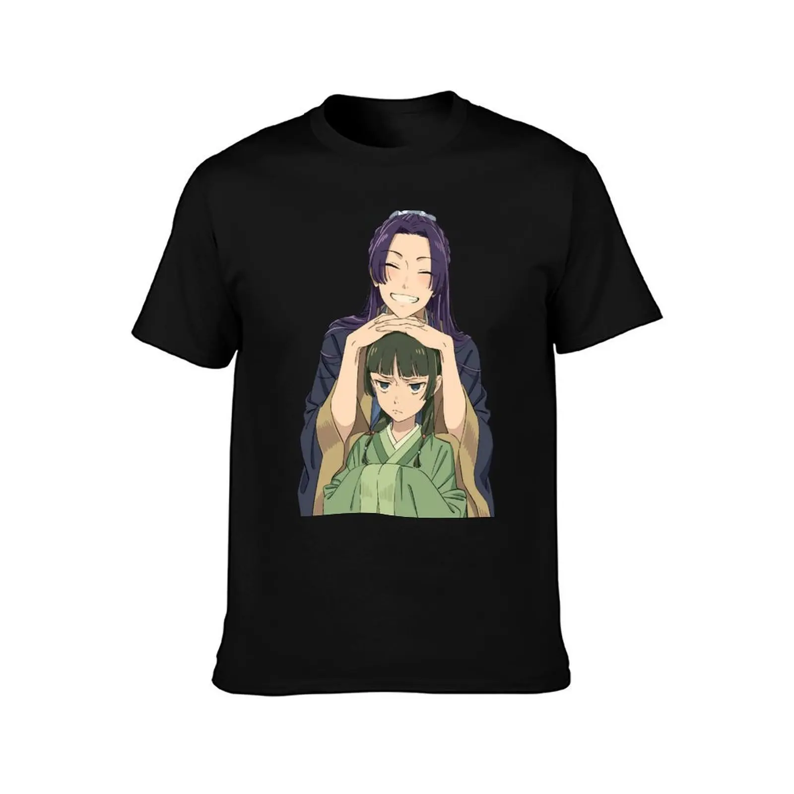 Kusuriya no Hitorigoto - Cute Maomao and Jinshi T-Shirt Gym Wear Breathable Short Sleeve Tee T-Shirt