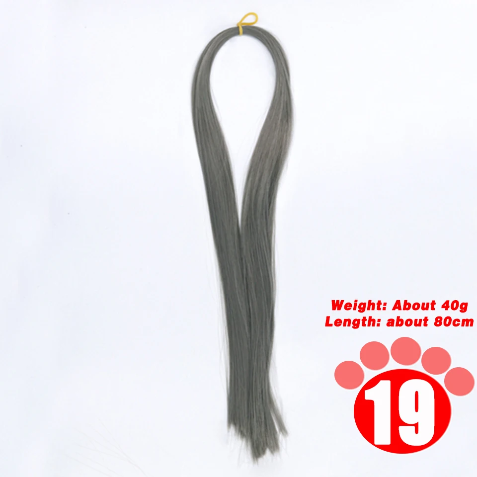 80CM 1/3 1/4 1/6 SD Doll Hair Accessories Salon Ob Heat Resistant Doll Wig Hair Hand Woven Modified DIY Hair Grafting Hair