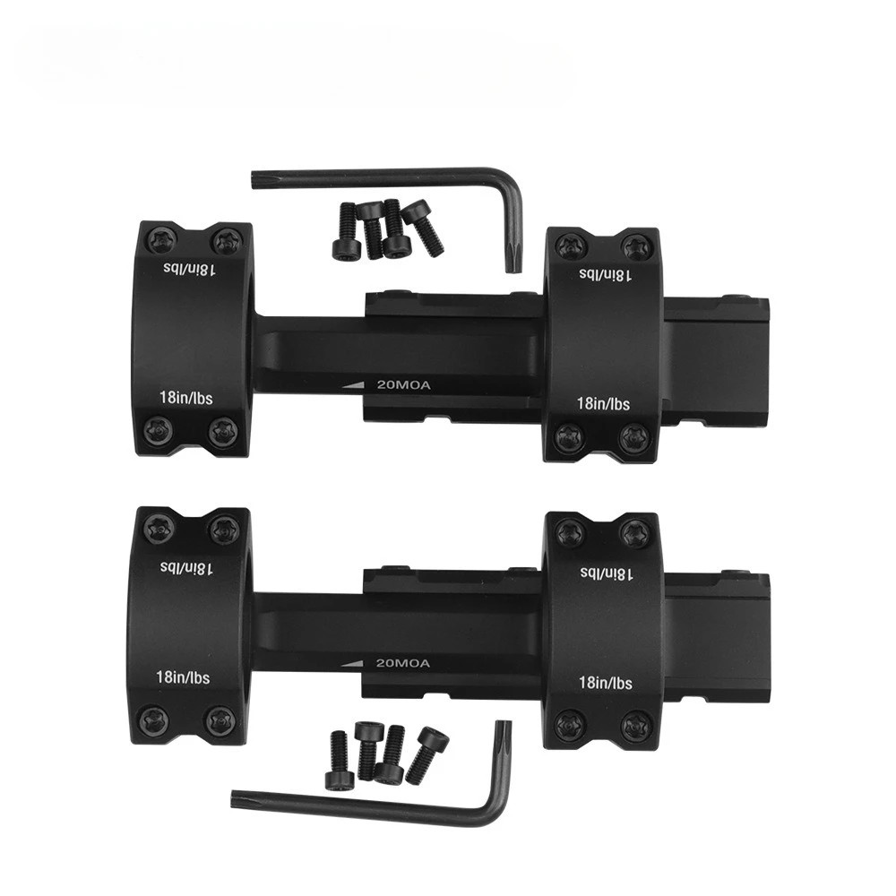 Support de portée 30mm 34mm, une pièce en porte-à-faux, Rail de 21mm, optique tactique, Base de montage de vue Laser, pistolet jouet, lunette de visée, support à double anneau