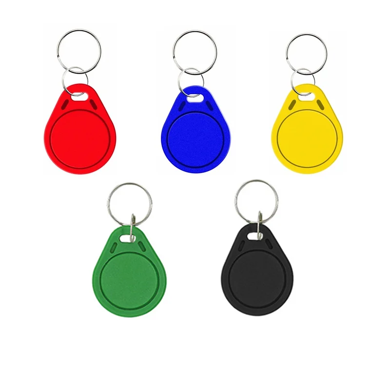 5 stücke 13,56 Mhz Block 0 Sektor Wiederbeschreibbare RFID M1 S50 UID Veränderbar Karte Tag Keychain Keyfob ISO14443A