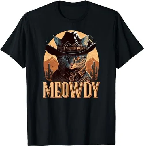 Meowdy Texas Cat Meme Country Music 1 T Shirt SweaT 35989