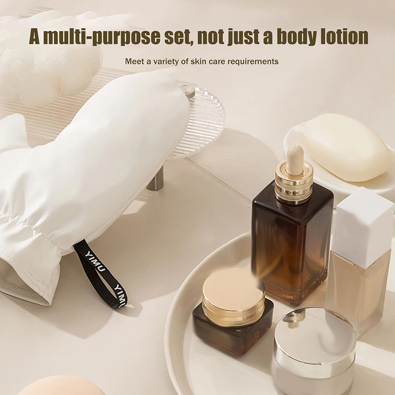 New Leather Surface Body Lotion Mousse Glove With Thumb Self-Tanning 2Sides Prevents Sticky Hands Applicator Quick Dry Mitt