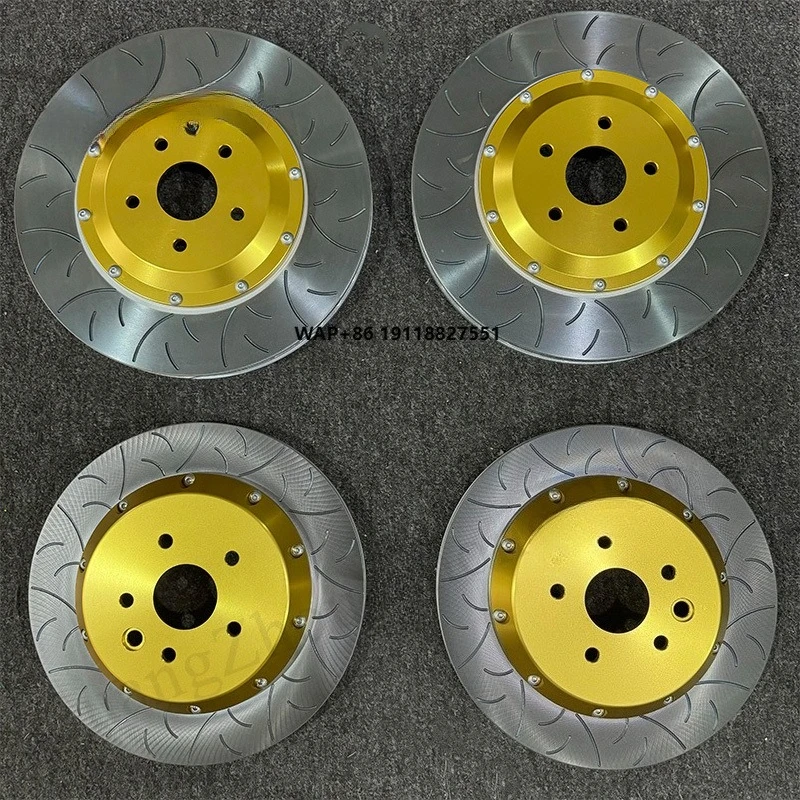 

New Velocette Racing Modified Brake Disc Two-piece Aluminum Front 380mm Rear 345mm for RCF 50% Improved Performance