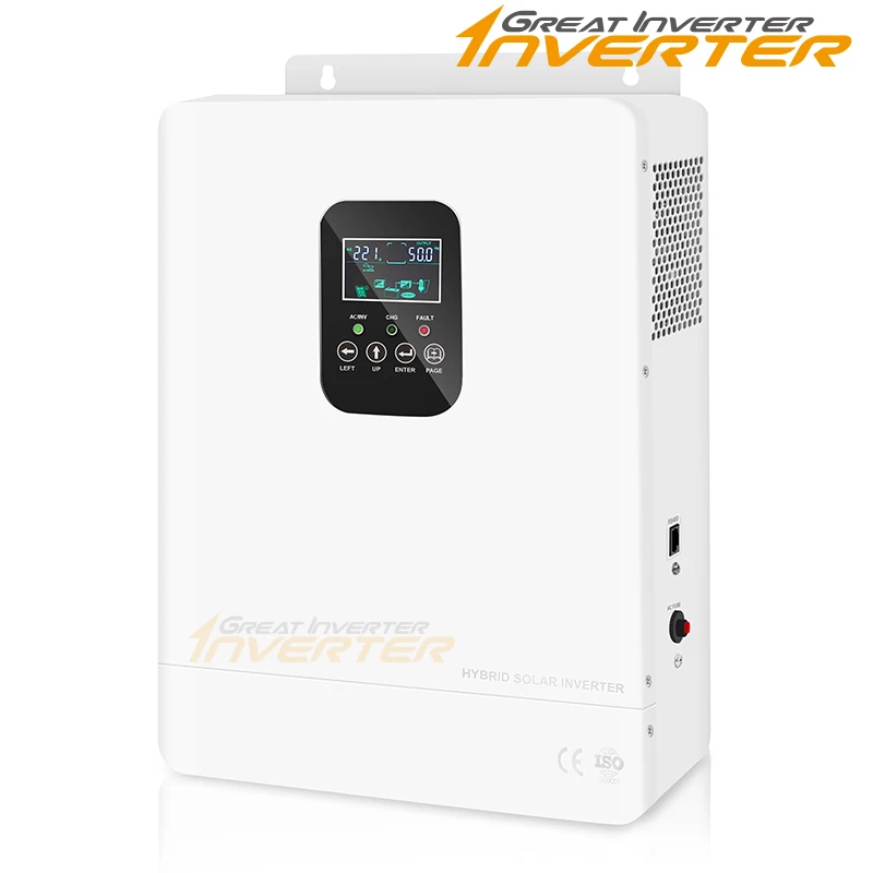 3.2KW hybrid inverter with charging controller 24V MPPT pure sine wave solar inverter integrated machine