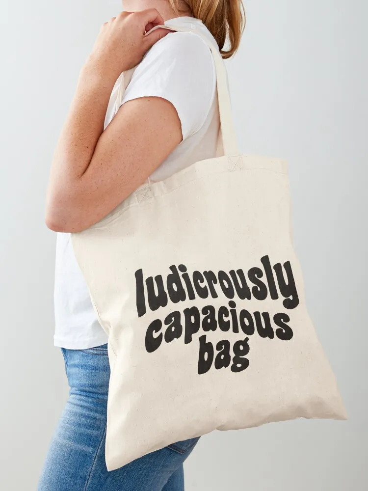 Ludicrously Capacious Bag - Succession b&w Tote Bag tote bag men's bags woman 2025 tote bags men great