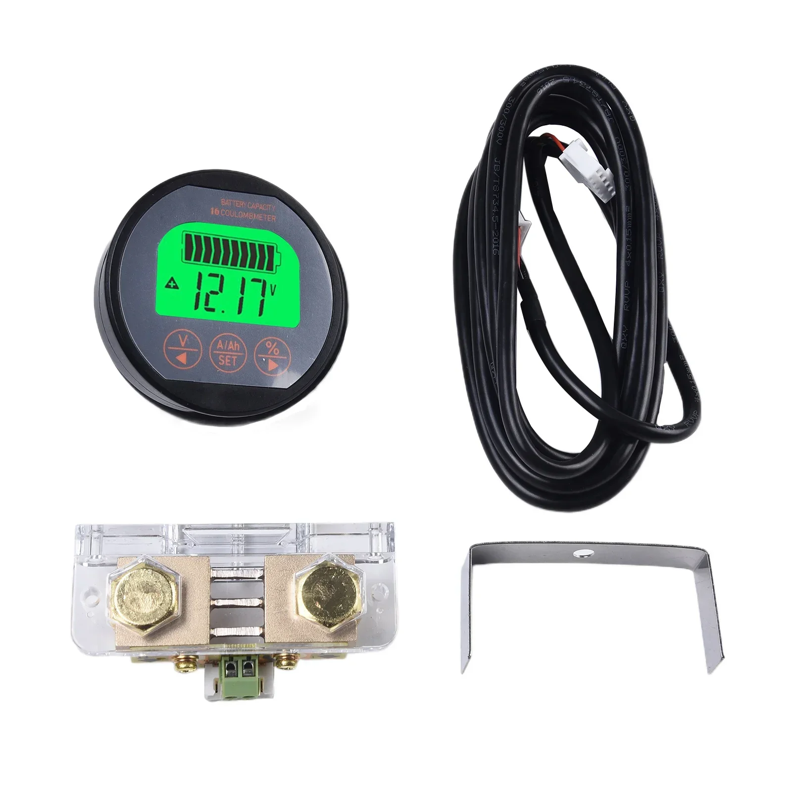 

Монитор аккумулятора DC 0-80V0-350A SOC AH VOLT AMP Тестер емкости Вольтметр Амперметр