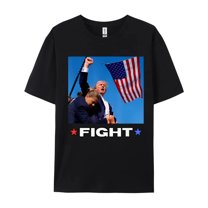 Fight Make America Great Makes Me Stronger Trump Tshirts Again New Tshirts Take America Back T Shirts for Men Print Tshirt Man