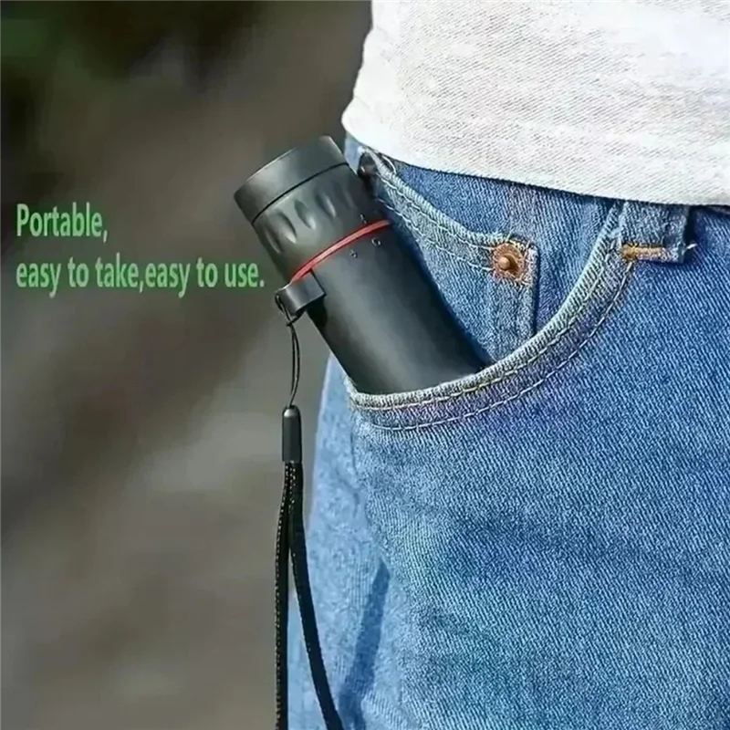 B48B-Mini المحمولة HD 2000X25 أحادي تلسكوب الهاتف المحمول لحامل 2 قطعة للتخييم مراقبة الطيور #3