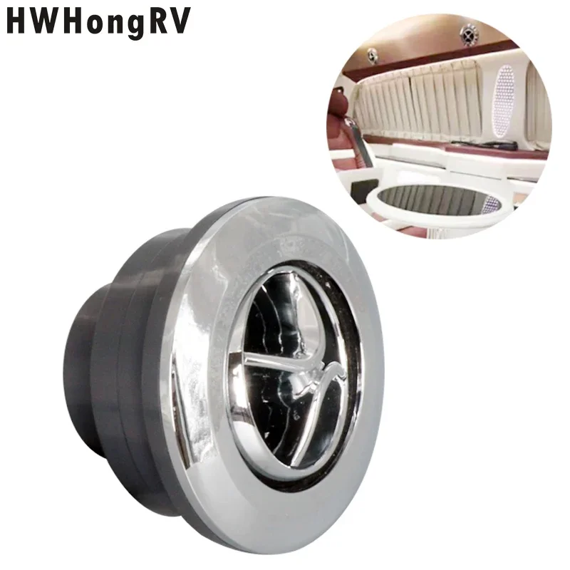 Conditioning Deflector Outlet Side Roof Round Air Vent Ventilation Outlet for Car RV 50mm/1.96 inch Angle Can be Adjusted