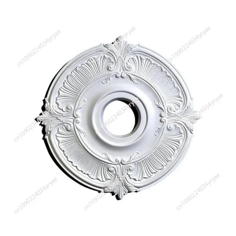 Chandelier Ceiling Plate Rosette PU Decorative Ceiling Rose Pendant Light Base Lamp Decorative Panel Wall Moulding