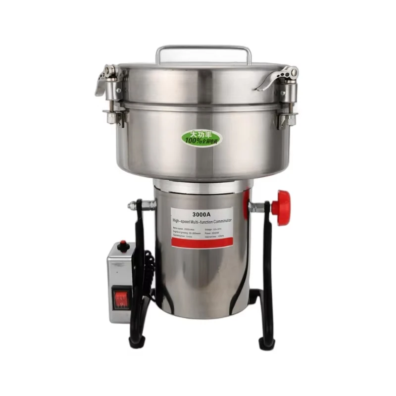 3000g Electric Grain Grinder Multifunction Ultrafine Powder Machine For Chinese
