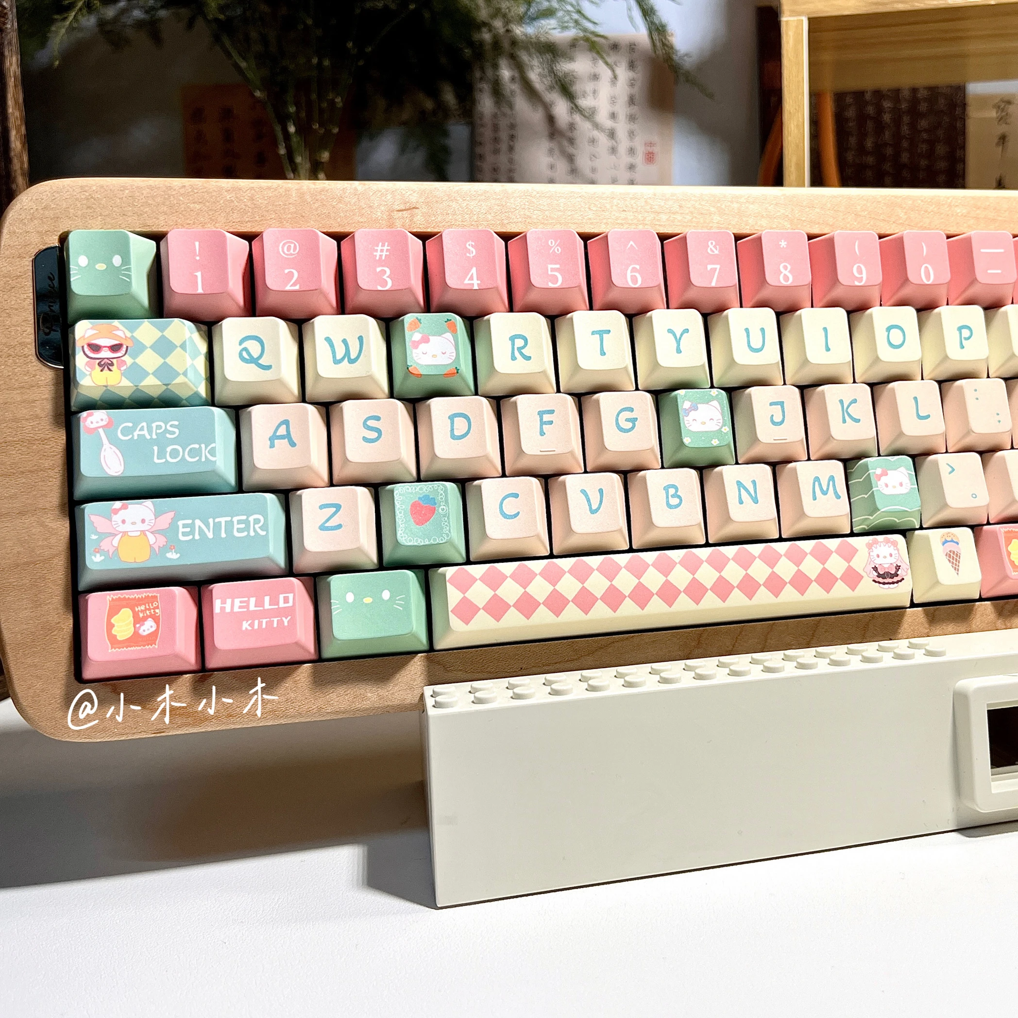 

Keycap Full five-sided sublimation process Original MOA height PBT cute keycap