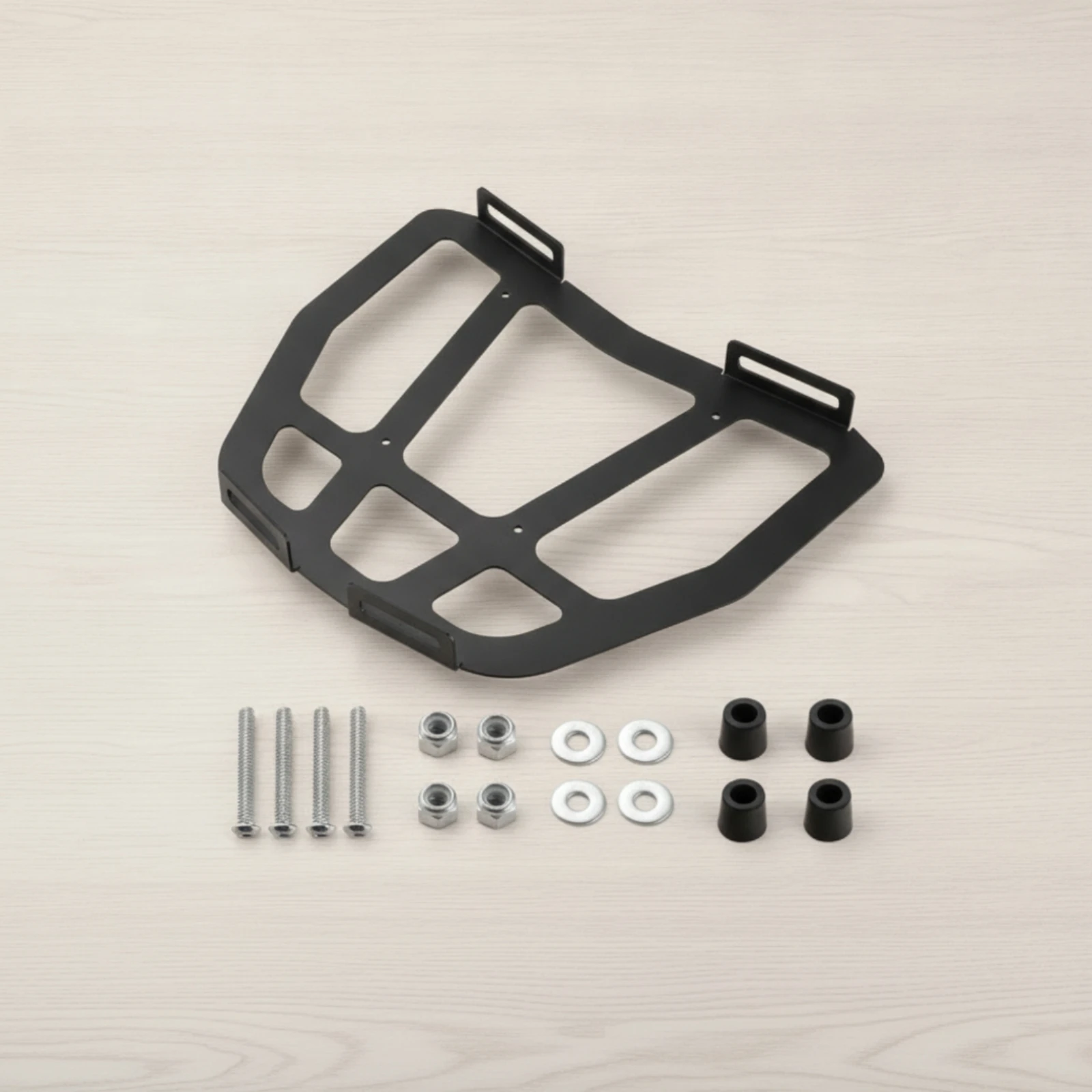 Luggage Rack with Mounting Hardware Heavy-Duty Rear Luggage Rack Trunk Mount Compatible Sleek for Touring Riders