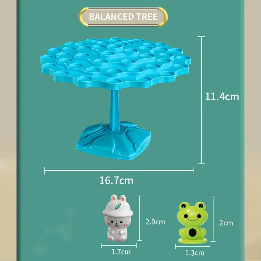 Hoge kwaliteit ouder-kind leuke kikker evenwichtsboom educatief cadeau kinderen Montessori wiskunde speelgoed evenwichtsbord puzzel voor kinderen