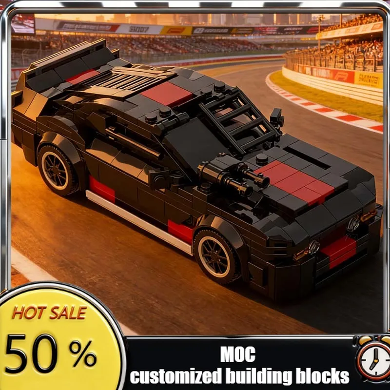 

443 детали: Бронированная машина, гоночные автомобили, модульный конструктор MOC, креативный дизайн, простая сборка, игрушка для мальчиков, подарок