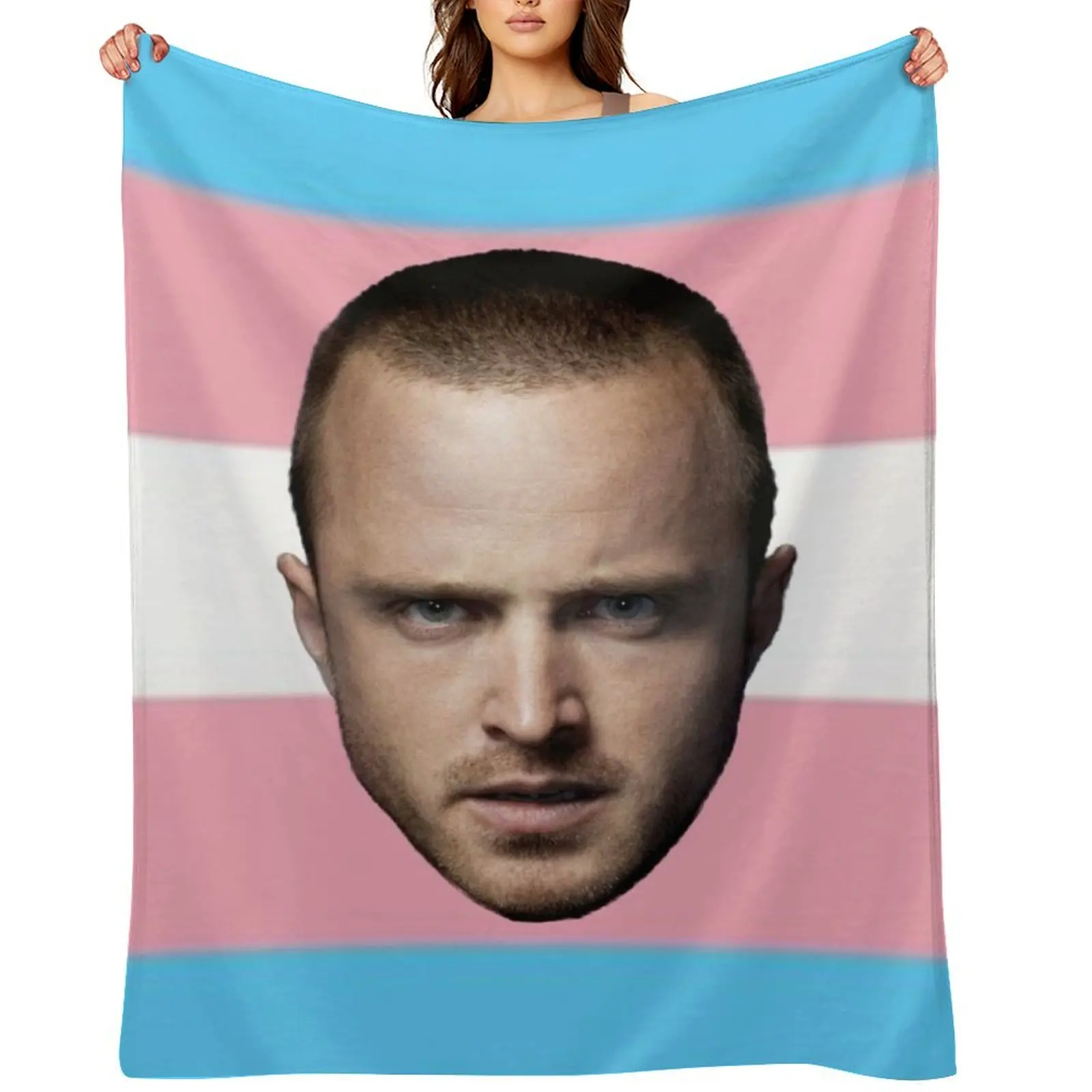 المتحولين جنسيا جيسي برايد رمي بطانية الفانيلا النسيج للطفل الأربعاء قيلولة البطانيات #2