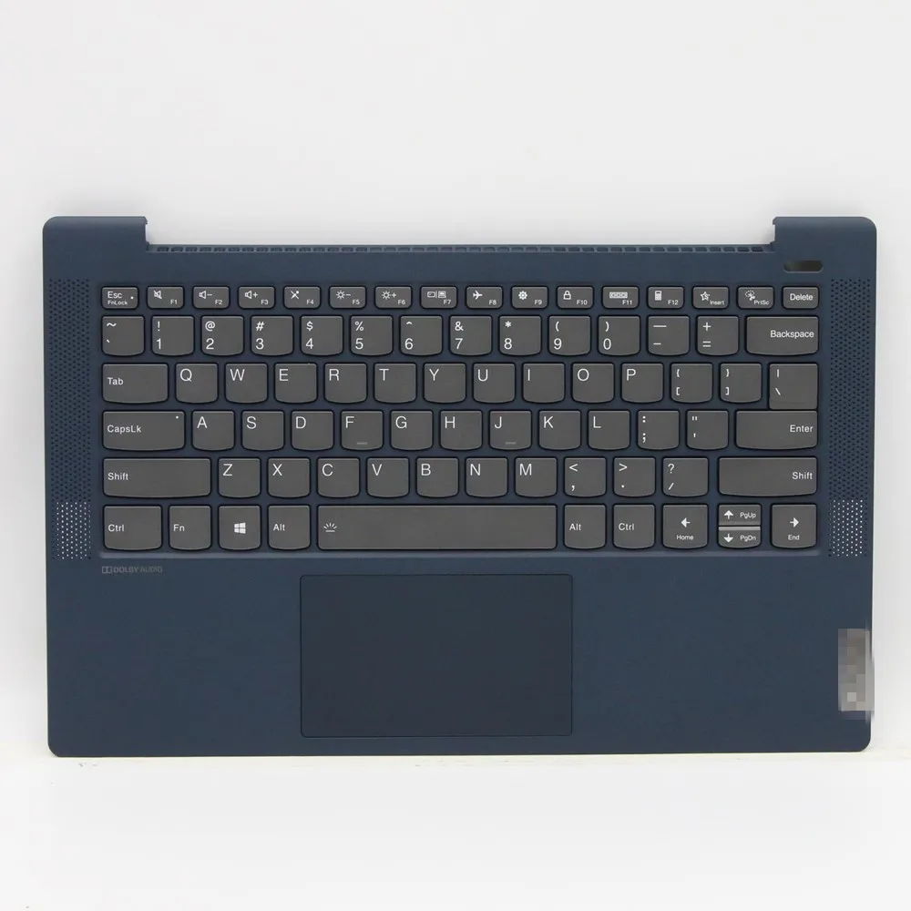 New and Original for Lenovo IdeaPad 5-14ITL05 Palmrest Cover/The Keyboard Case Blue 5CB1B66034