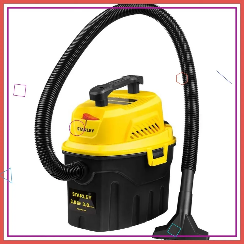 

3-галонный влажный и сухой пылесос с мощным всасыванием, портативный магазинный пылесос для детализации автомобилей и плотных помещений