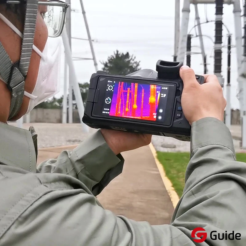 

Guide PS400 Temperature Measurement -40C~2000C with 13 Million Pixels Visible Light Camera Infrared Thermal Camera