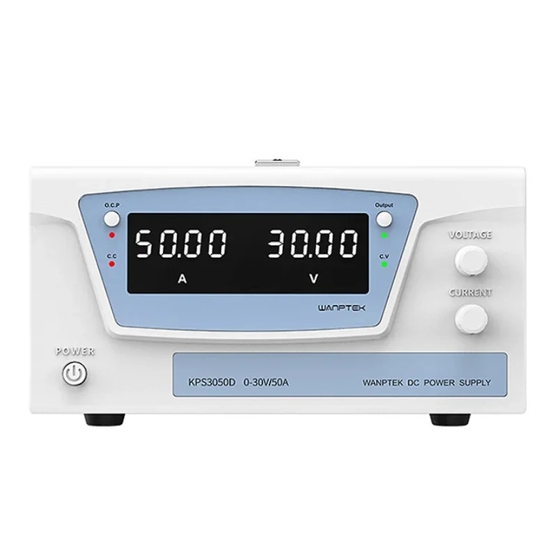 

Источник питания постоянного тока с регулируемым напряжением и током, высокоточный, мощный, с двойным LED-дисплеем, 220В, 30В/50А, модель KPS3050D от Wanptek