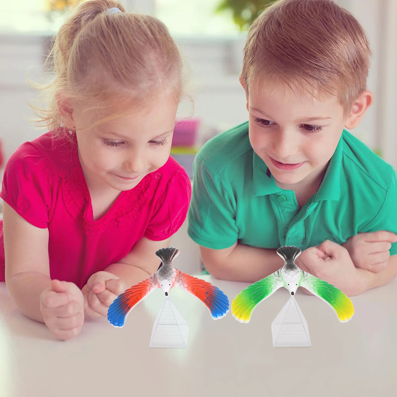 8pcs Balancing Bird Balance Eagle For Kids Hand Eye Coordination Desktop Decorative Physics Game For Toddlers Collectors Novelty