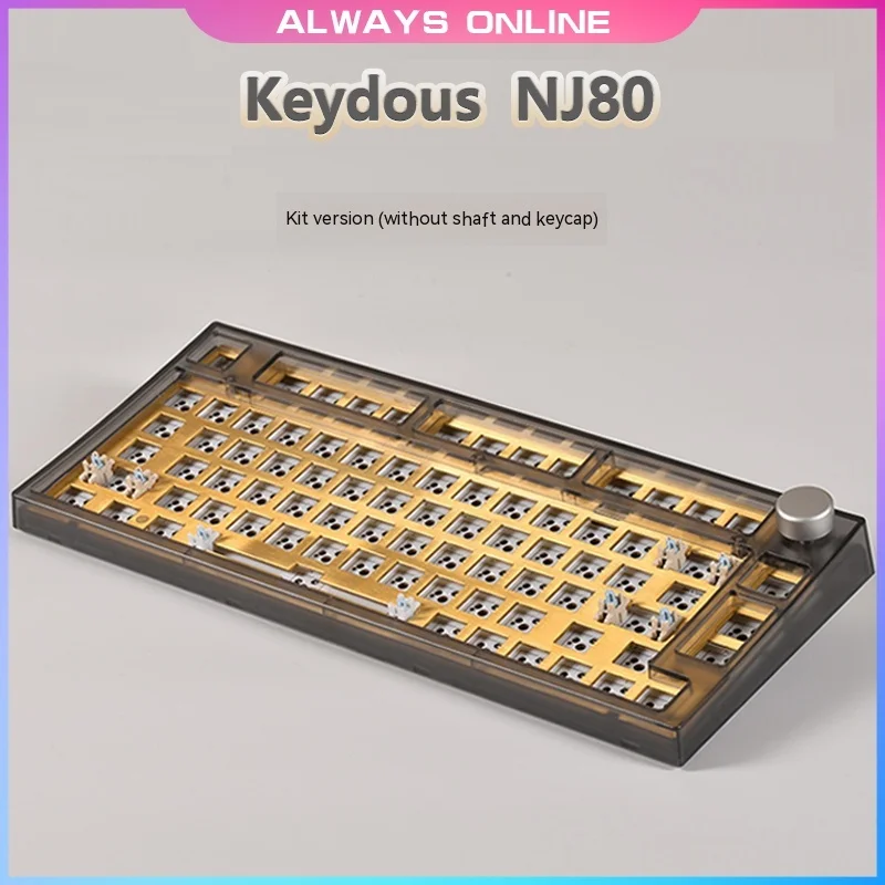 

Keydous Nj81 Bluetooth Wireless Mechanical Keyboard Tft Screen Hotswap Rgb Backlit Custom For Pc Keyboard Programmable Macro